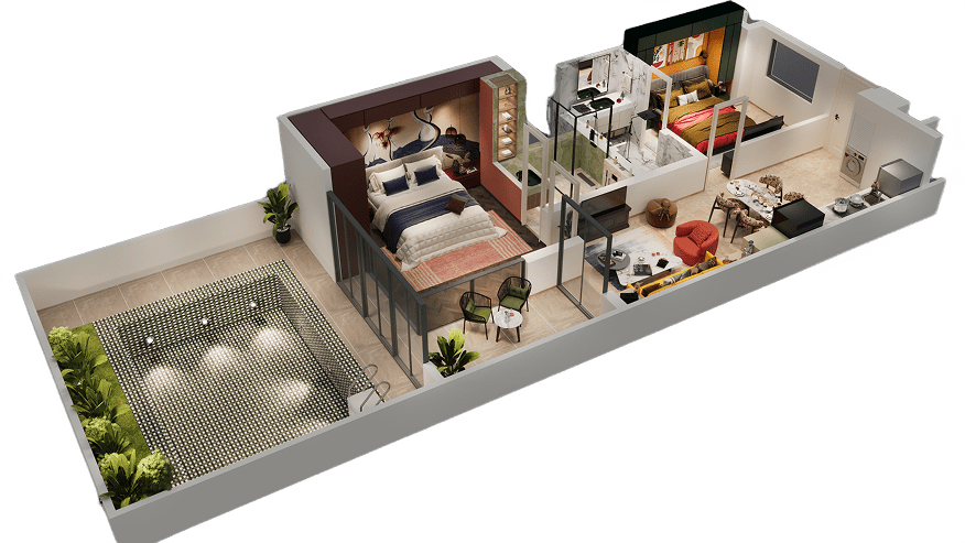 Mirante 2BHK Type B.1